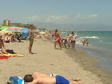 e rozan los 40 grados en la Costa del Sol e rozan los 40 grados en la Costa del Sol