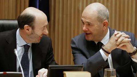 Rubalcaba y Chaves en la reunión Rubalcaba y Chaves en la reunión