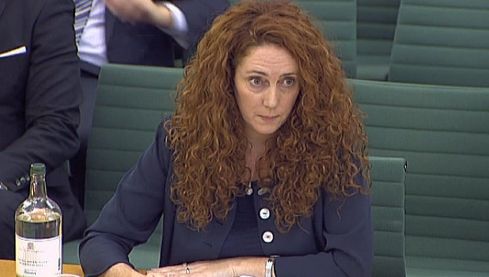 Rebekah Brooks durante su comparecencia ante el Parlamento
