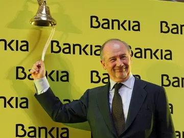 Rodrigo Rato en el debut de Bankia en la Bolsa Rodrigo Rato en el debut de Bankia en la Bolsa