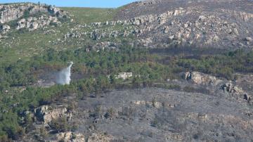 Los bomberos logran controlar el incendio de La Riba en Tarragona