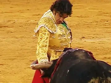 José Tomás en el ruedo. José Tomás en el ruedo.