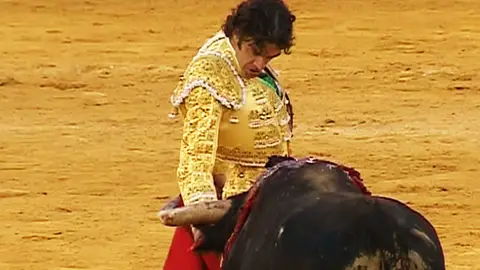 José Tomás en el ruedo. José Tomás en el ruedo.