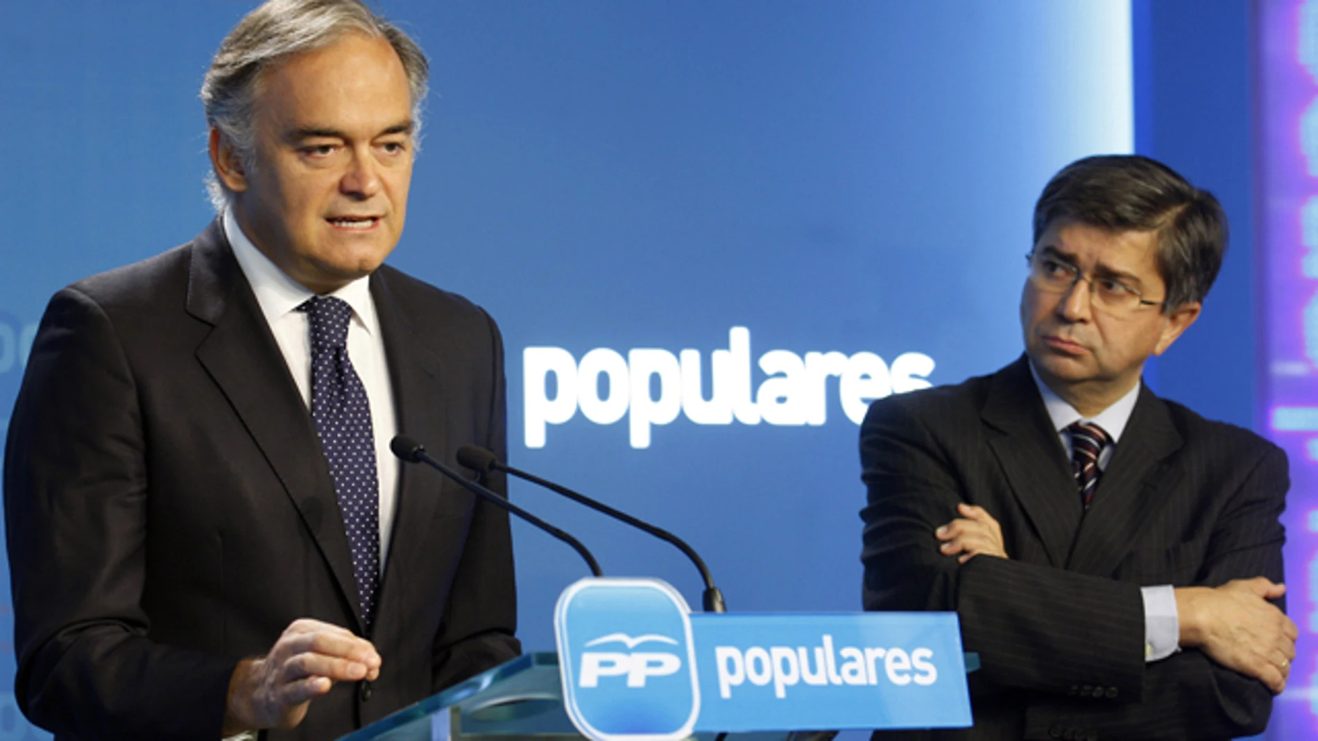 González Pons en la sede del PP en Génova González Pons en la sede del PP en Génova