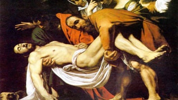 'El descendimiento' del pintor italiano Caravaggio.