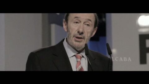 Rubalcaba, en el v&iacute;deo electoral del PSOE