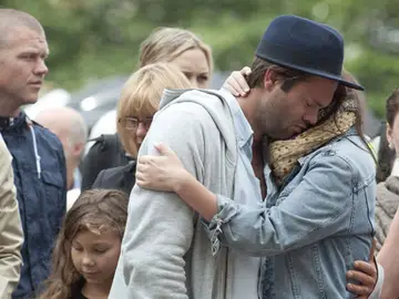 Minuto de silencio en Oslo Minuto de silencio en Oslo