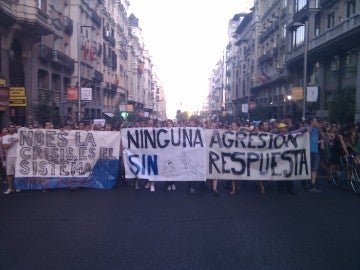 Cabecera de la manifestación Cabecera de la manifestación