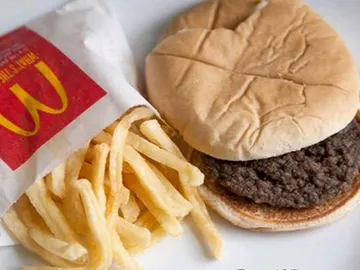 Un menú de McDonald's Un menú de McDonald's