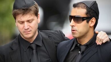 Cómicos en el funeral de Amy Winehouse