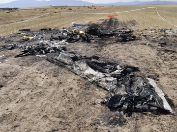 Accidente avioneta en Segovia