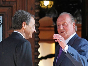 Último despacho de verano entre el Rey y Zapatero