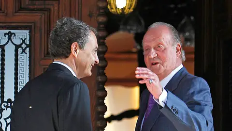 Último despacho de verano entre el Rey y Zapatero Último despacho de verano entre el Rey y Zapatero