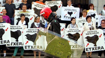 Manifestación en favor de los presos de ETA