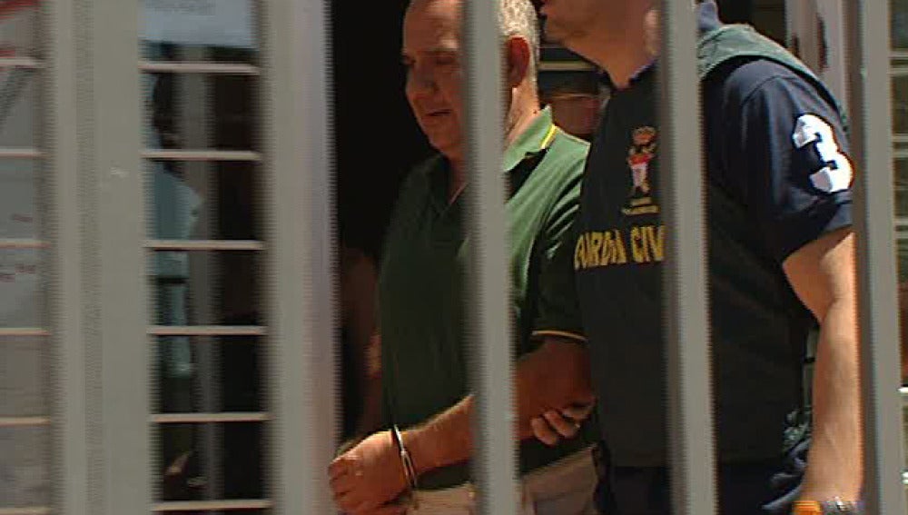 El detenido en El Atazar tras prestar declaración