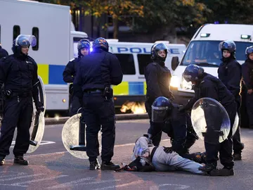 La Policía británica efectúa una detención La Policía británica efectúa una detención