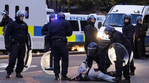 La Policía británica efectúa una detención La Policía británica efectúa una detención