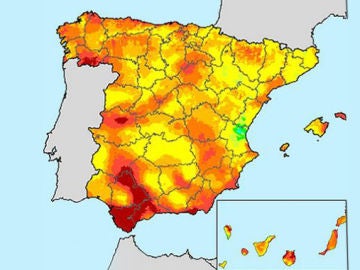 Riesgo alto de incendios en Galicia, Extremadura, Canarias y Andalucía