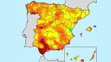 Riesgo alto de incendios en Galicia, Extremadura, Canarias y Andalucía