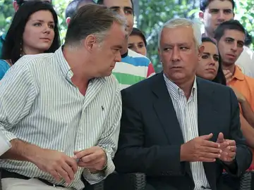 Javier Arenas y Esteban González Pons Javier Arenas y Esteban González Pons