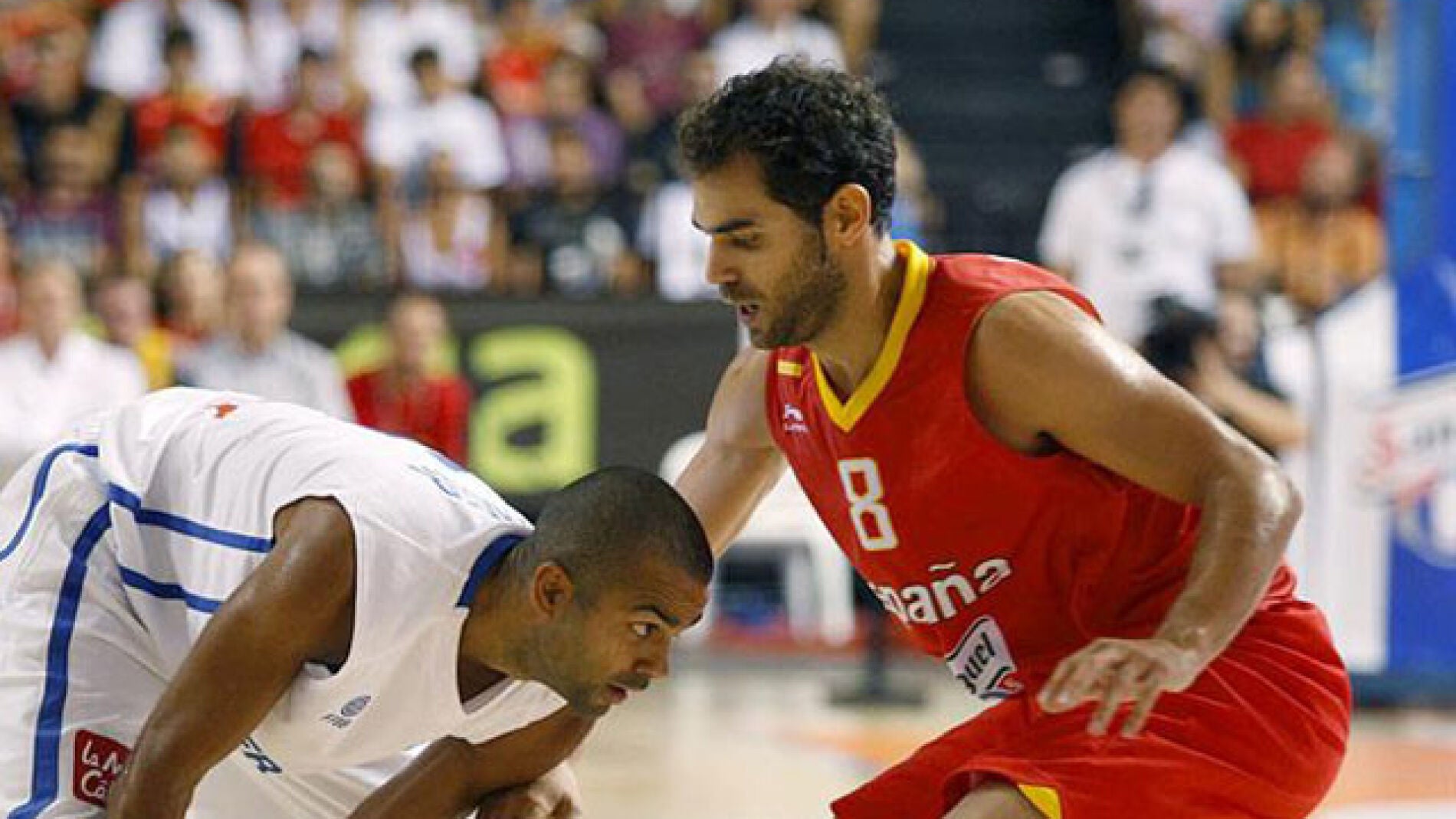 Calder&oacute;n, ante Tony Parker