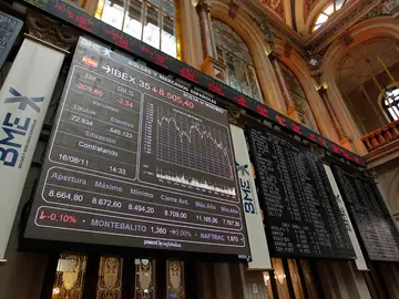 Imagen de la Bolsa de Madrid Imagen de la Bolsa de Madrid