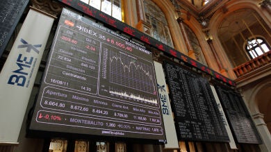 El Ibex 35 deja atrás la euforia e inicia sesión con caídas