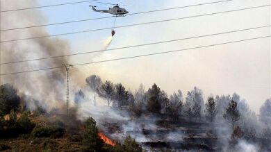 Consiguen controlar dos incendios provocados en Castellón