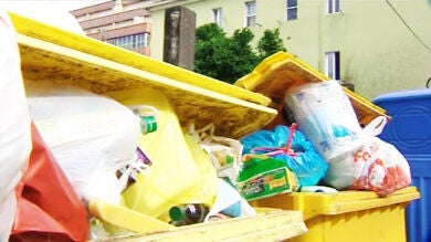 Pontevedra se enfrenta a una huelga de basuras con 25 grados
