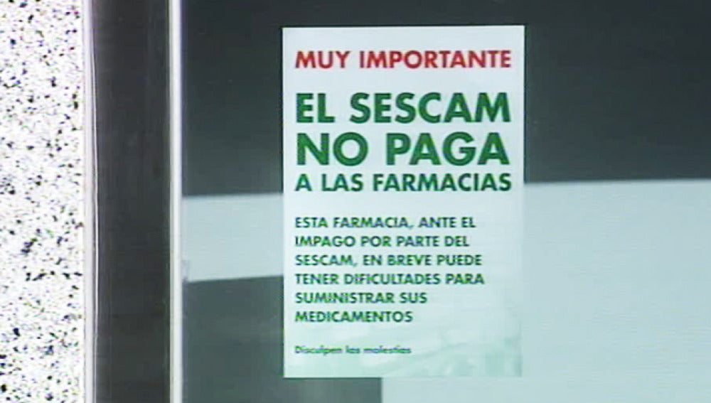 Las farmacias echan el cierre por impagos