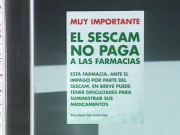 Las farmacias echan el cierre por impagos