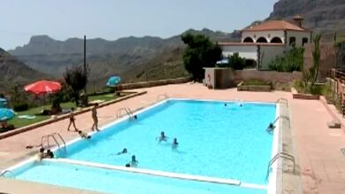 Una piscina de altura