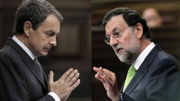 Zapatero y Rajoy, en el Congreso