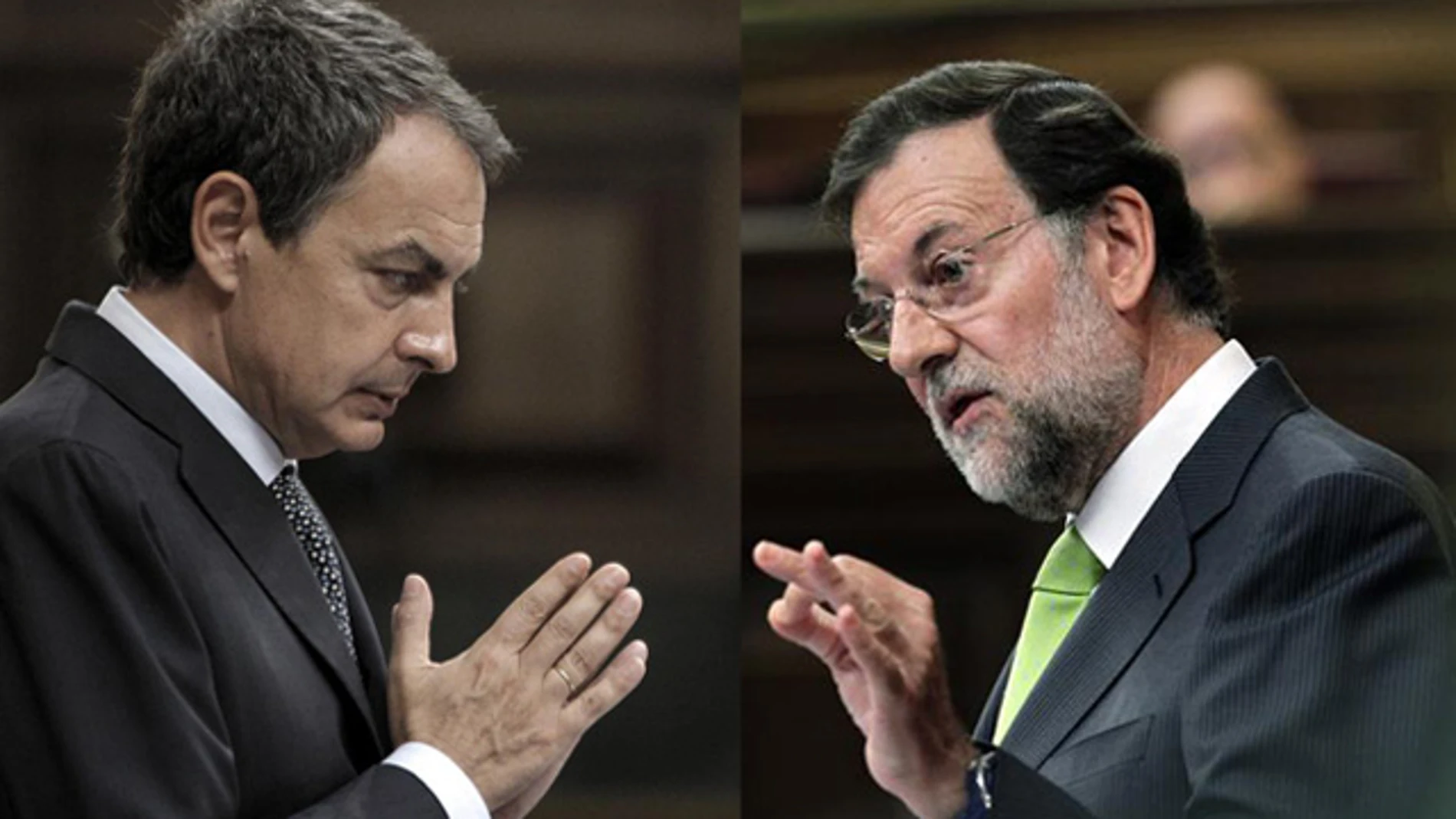 Zapatero y Rajoy, en el Congreso Zapatero y Rajoy, en el Congreso