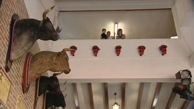 Una plaza de toros de Bilbao, hogar para una familia desde hace décadas