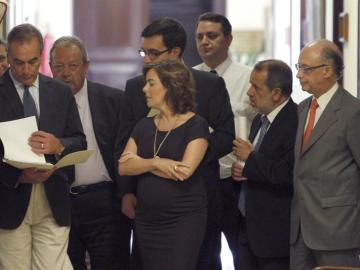 PP y PSOE presentaron el acuerdo alcanzado anoche para reformar la Constitución