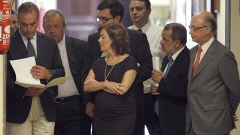 PP y PSOE presentaron el acuerdo alcanzado anoche para reformar la Constituci&oacute;n