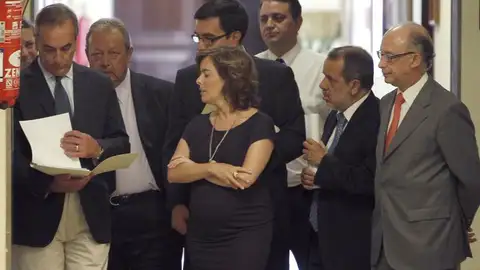 PP y PSOE presentaron el acuerdo alcanzado anoche para reformar la Constitución PP y PSOE presentaron el acuerdo alcanzado anoche para reformar la Constitución