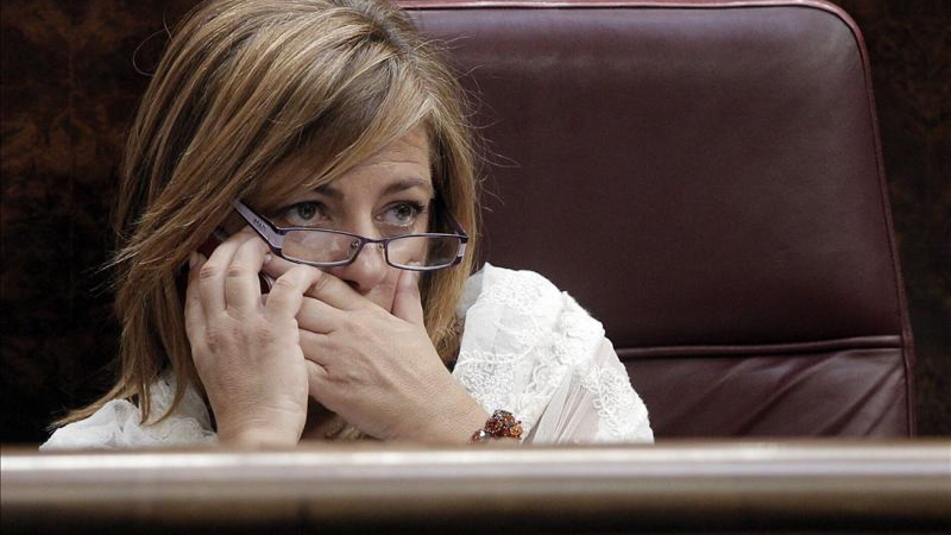 La diputada Elena Valenciano, directora de campa&ntilde;a del PSOE