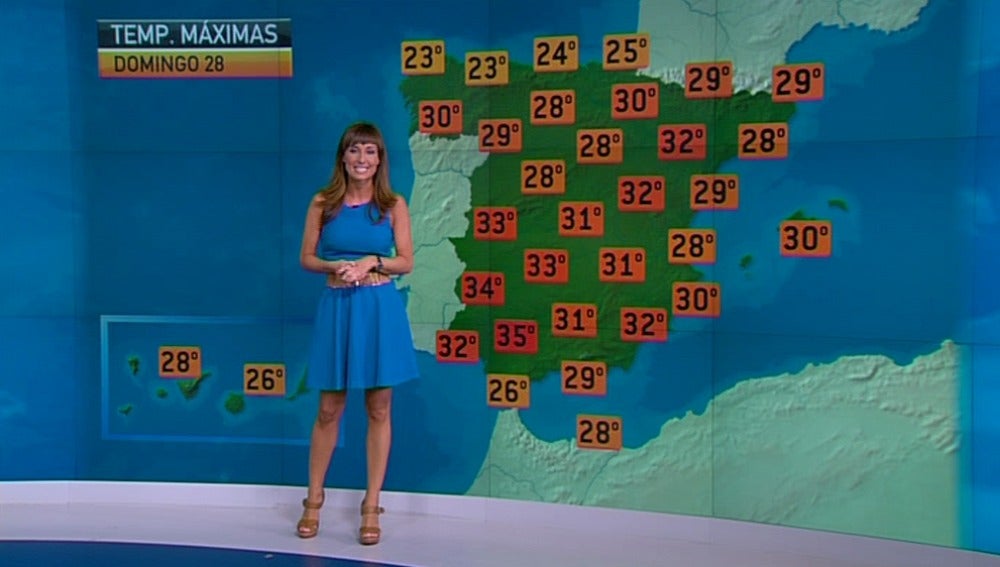 La previsión del tiempo 27-08-2011 (noche)