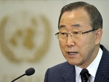 Ban Ki-moon pide colaboración para la reconstrucción de Libia Ban Ki-moon pide colaboración para la reconstrucción de Libia
