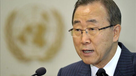 Ban Ki-moon pide colaboraci&oacute;n para la reconstrucci&oacute;n de Libia