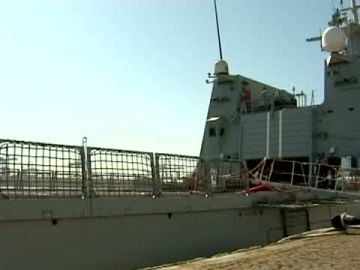 A bordo del Meteoro, el nuevo buque de la Armada