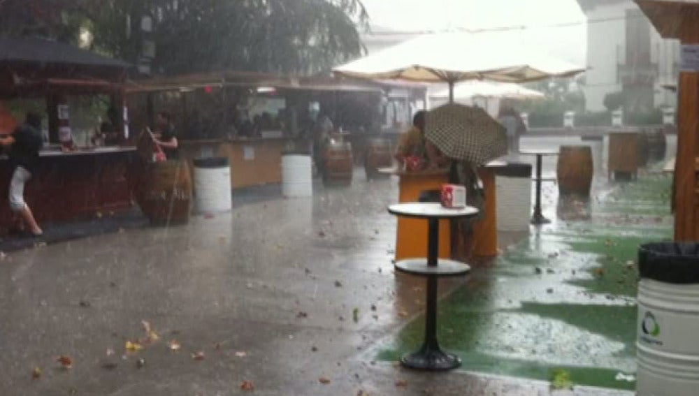 Lluvias persistentes en Galicia, Extremadura y Andalucía oriental