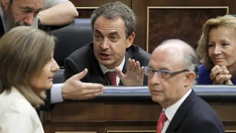 Zapatero, en el Congreso Zapatero, en el Congreso
