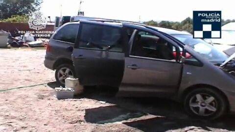 Coche robado en Ca&ntilde;ada Real