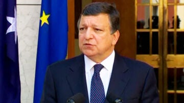 Durao Barroso en una comparecencia pública.