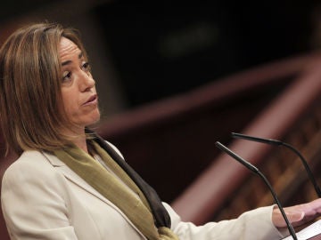 La ministra de Defensa, Carme Chacón