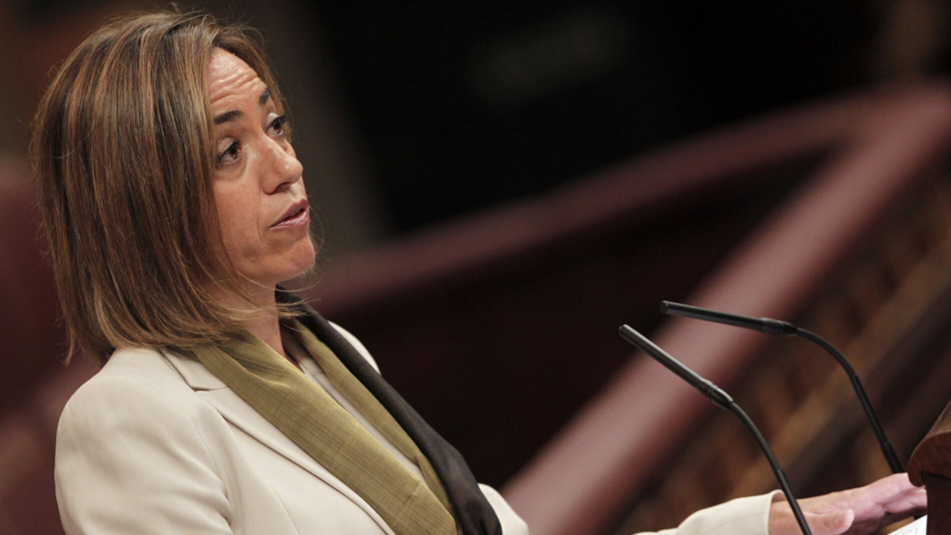 La ministra de Defensa, Carme Chac&oacute;n