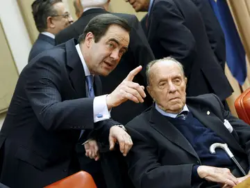 José Bono junto a Manuel Fraga José Bono junto a Manuel Fraga